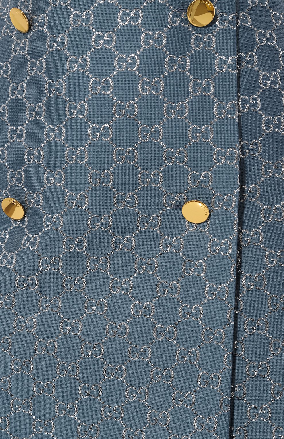Юбка из шерсти и шелка GUCCI синего цвета по цене 136800 руб., арт. 623177 ZAD7L, фото 5 Юбка из шерсти и шелка GUCCI, арт. 623177 ZAD7L, фото 5