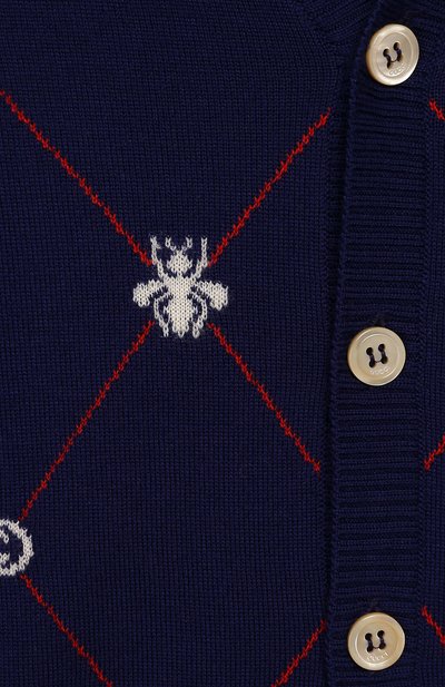 Шерстяной кардиган GUCCI, арт. 599105/XKA5Z, фото 3