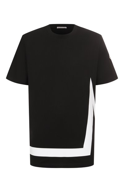 Хлопковая футболка MONCLER, арт. 8C00001/8390T/999, фото 1