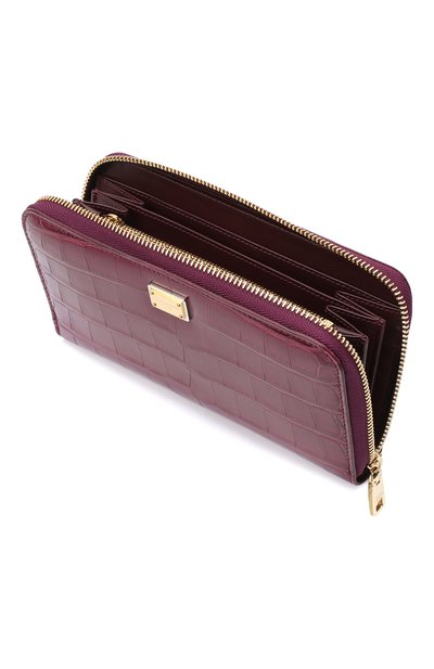Кошелек из кожи аллигатора DOLCE & GABBANA, арт. BI0473/B2DH1/AMIS, фото 3