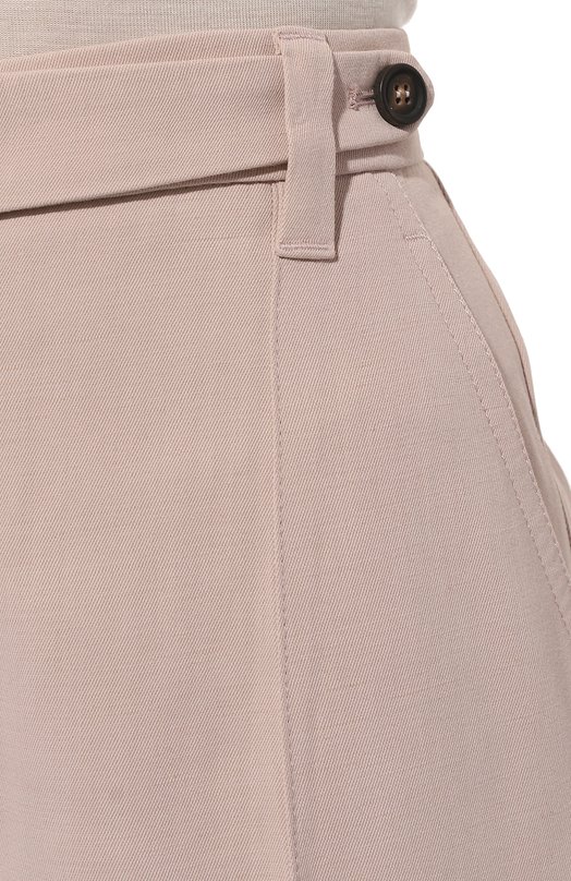 Брюки из вискозы и льна Brunello Cucinelli MH579B1297 Розовый  MH579B1297 Фото 5