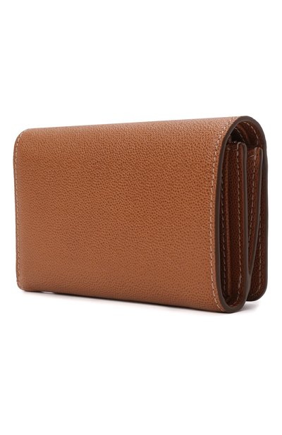 Кожаное портмоне TOD’S коричневого цвета по цене 37450 руб., арт. XAWENBB3300Q0N, фото 2 Кожаное портмоне TOD’S, арт. XAWENBB3300Q0N, фото 2