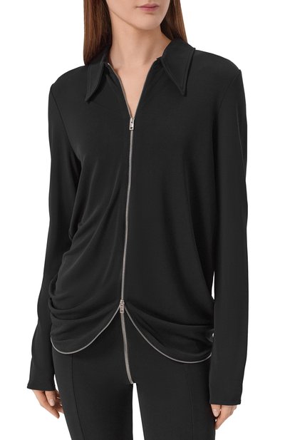 Кардиган из вискозы ALEXANDER WANG черного цвета по цене 89950 руб., арт. 1CC1261215, фото 3 Кардиган из вискозы ALEXANDER WANG, арт. 1CC1261215, фото 3