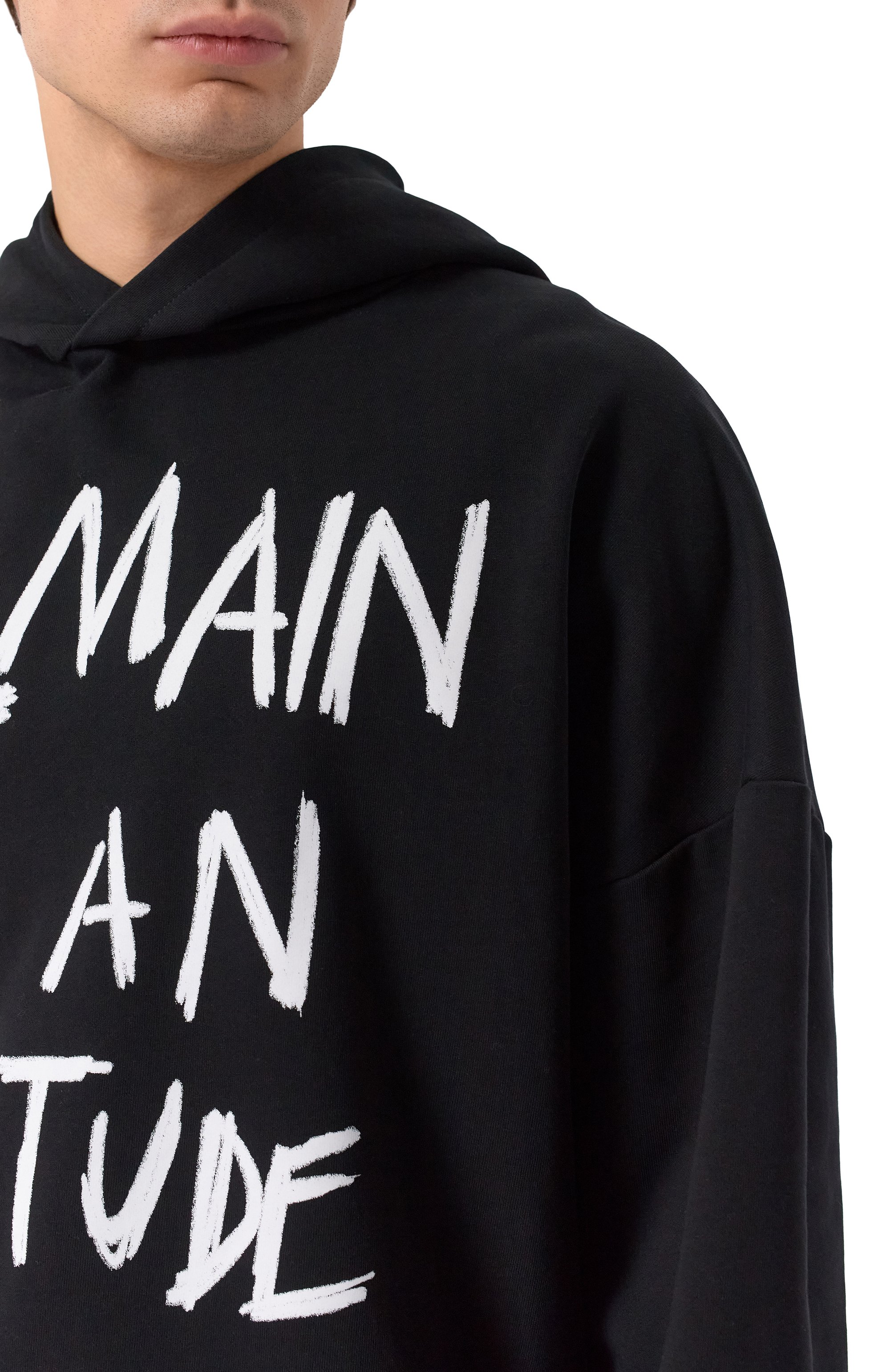 Хлопковое худи BALMAIN, арт. GH1JT250/GF40, фото 5