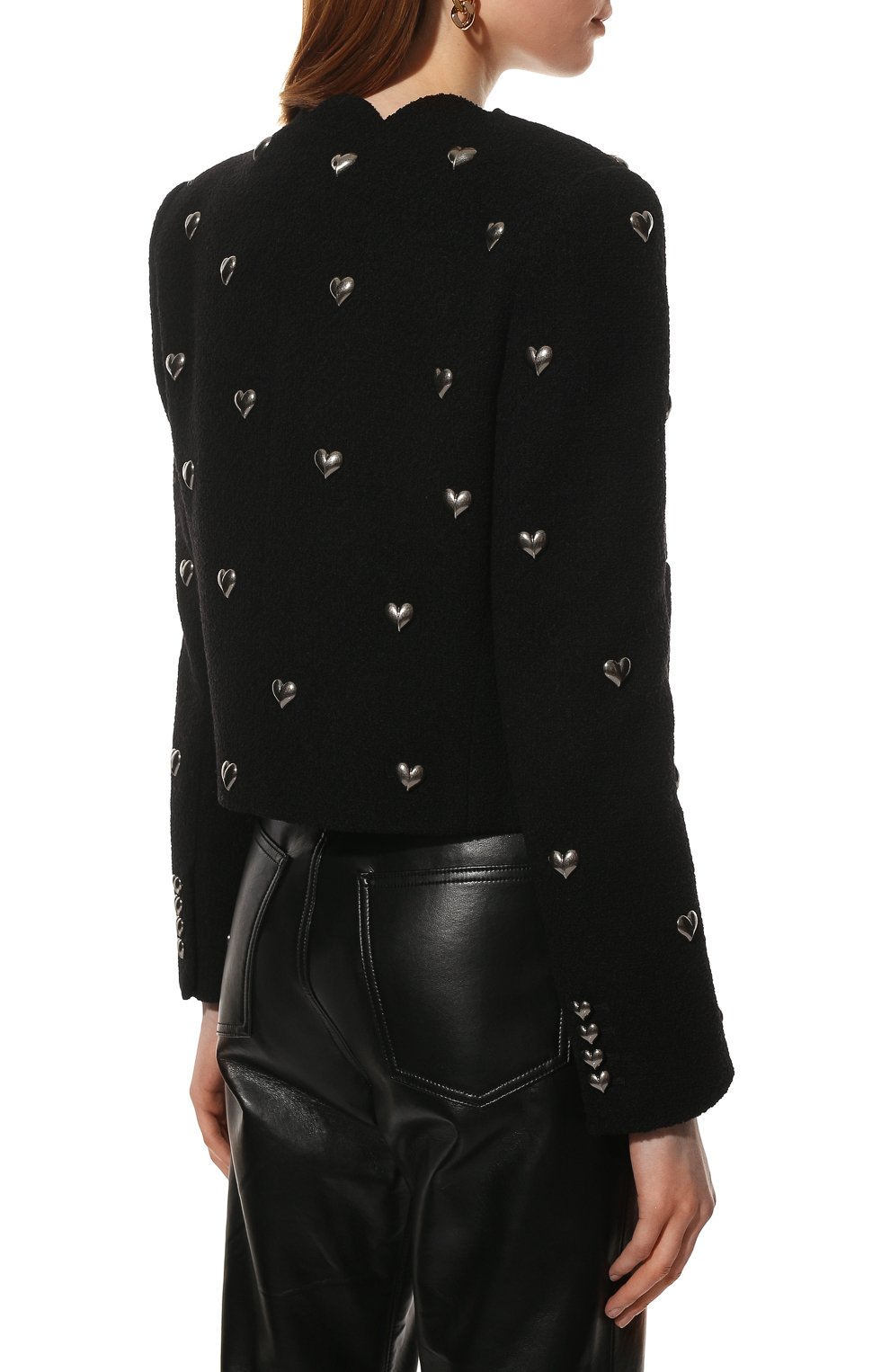 Шерстяной жакет SAINT LAURENT, арт. 686537/Y3C73, фото 4