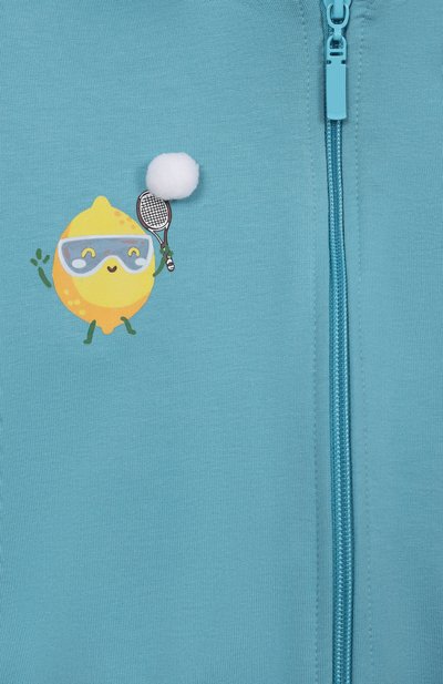 Хлопковая толстовка MONNALISA, арт. 28G802, фото 3