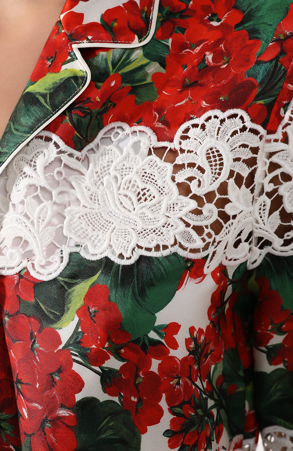 Блузка из смеси хлопка и шелка DOLCE & GABBANA, арт. F5J99Z/FGMFJ, фото 5