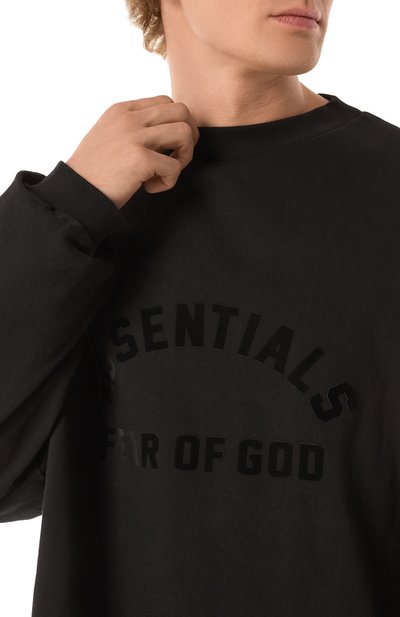 Хлопковый лонгслив FEAR OF GOD, арт. 125SU242010F-M-001, фото 5