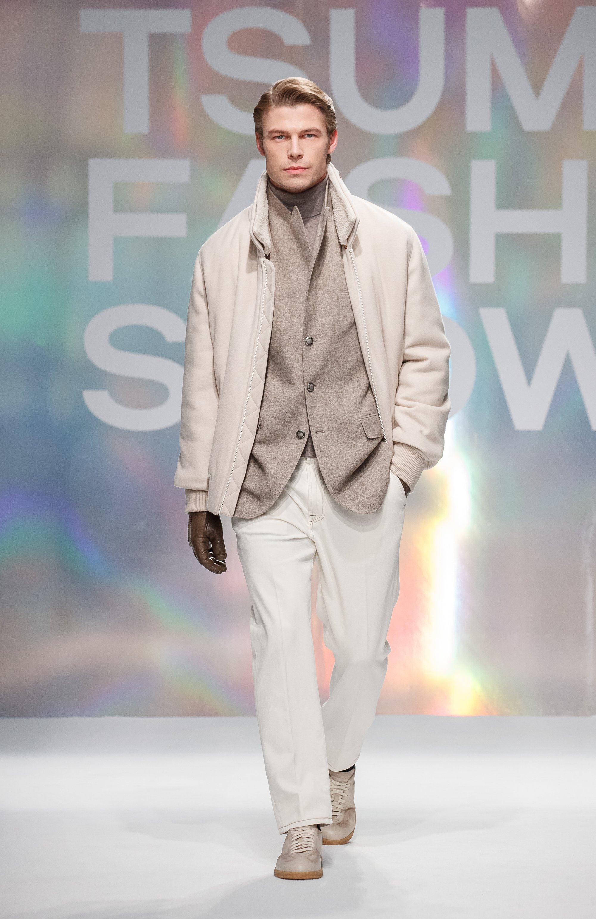 Кожаные кеды dbs oly SANTONI, арт. MBPG22072FARTSDW, фото 8