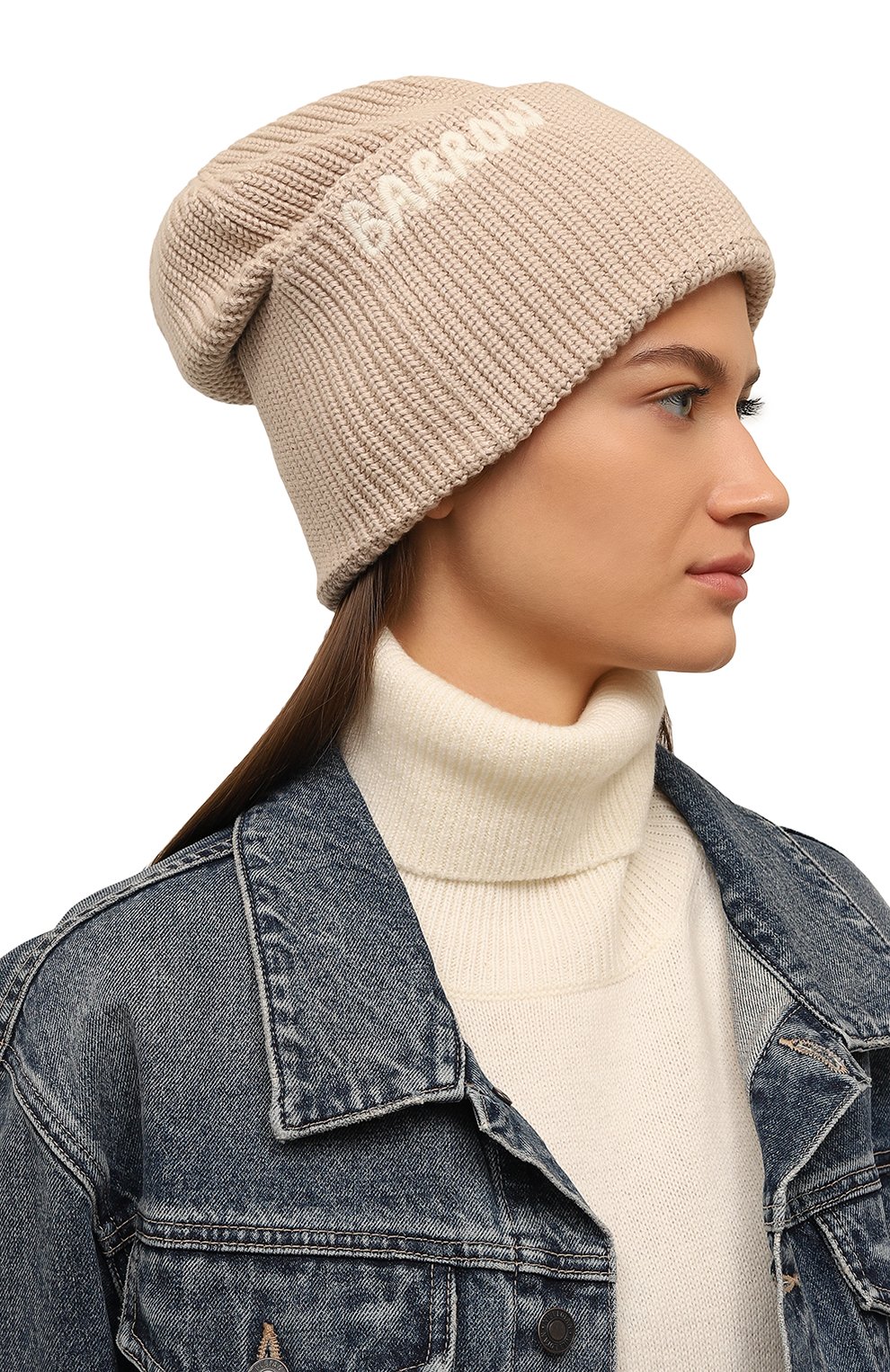 Шапка из хлопка и шерсти BARROW, арт. F4BWW0HT026, фото 2