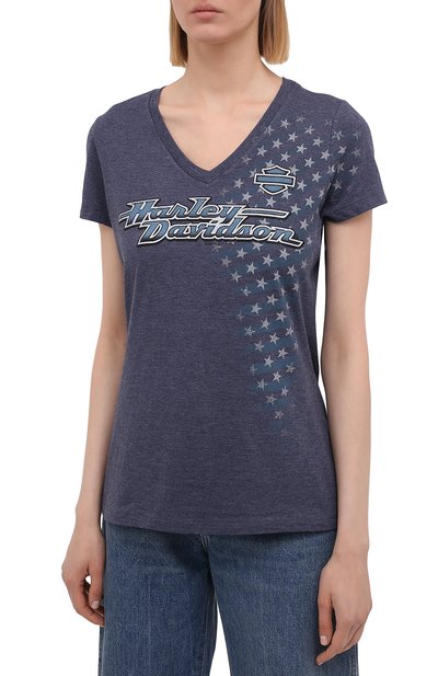 Хлопковая футболка exclusive for moscow HARLEY-DAVIDSON, арт. R004096, фото 3