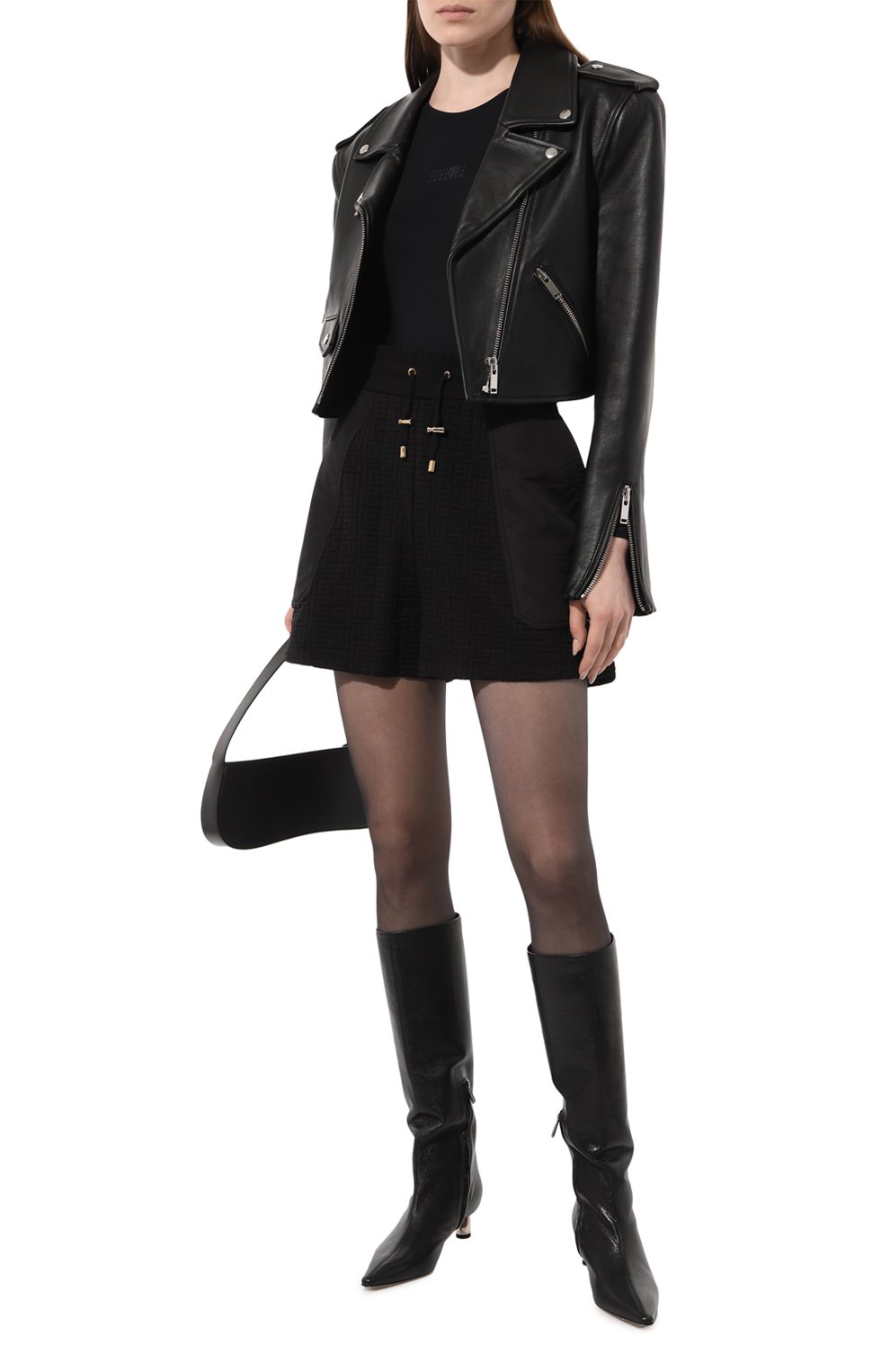 Шорты BALMAIN черного цвета по цене 99700 руб., арт. AF00A045MC66, фото 2 Шорты BALMAIN, арт. AF00A045MC66, фото 2