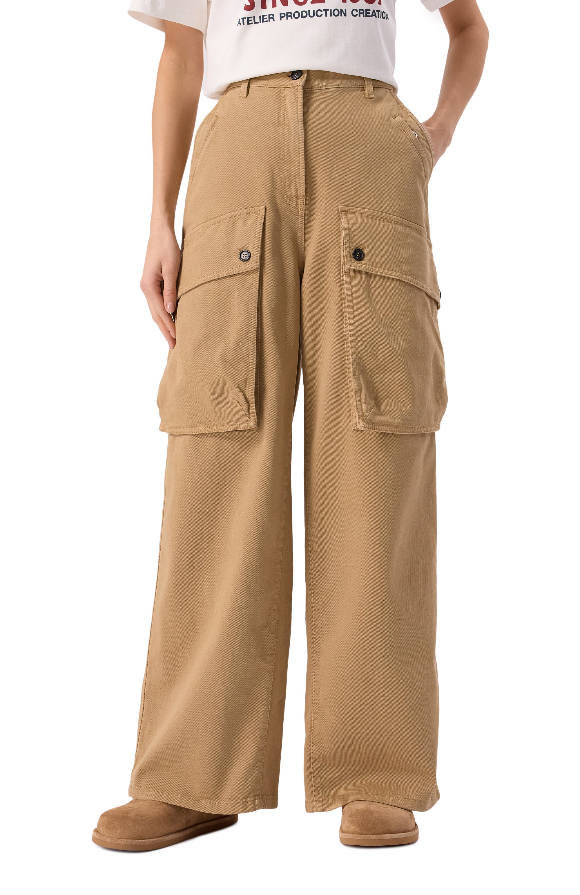 Хлопковые брюки-карго N21, арт. B081/0068, фото 3