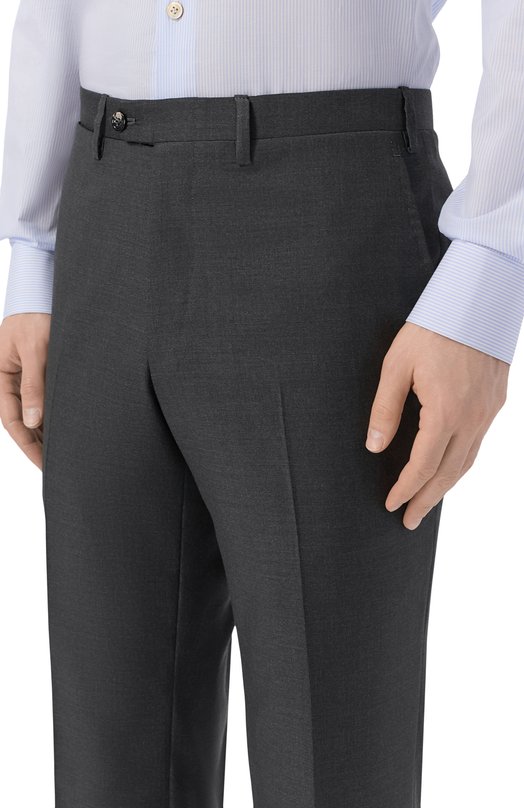 Шерстяные брюки Kiton UPNFCK0626G Серый  UPNFCK0626G Фото 5