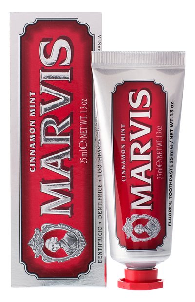 Зубная паста "мята и корица" (25ml) MARVIS бесцветного цвета по цене 450 руб., арт. 411136, фото 2 Зубная паста "мята и корица" (25ml) MARVIS, арт. 411136, фото 2