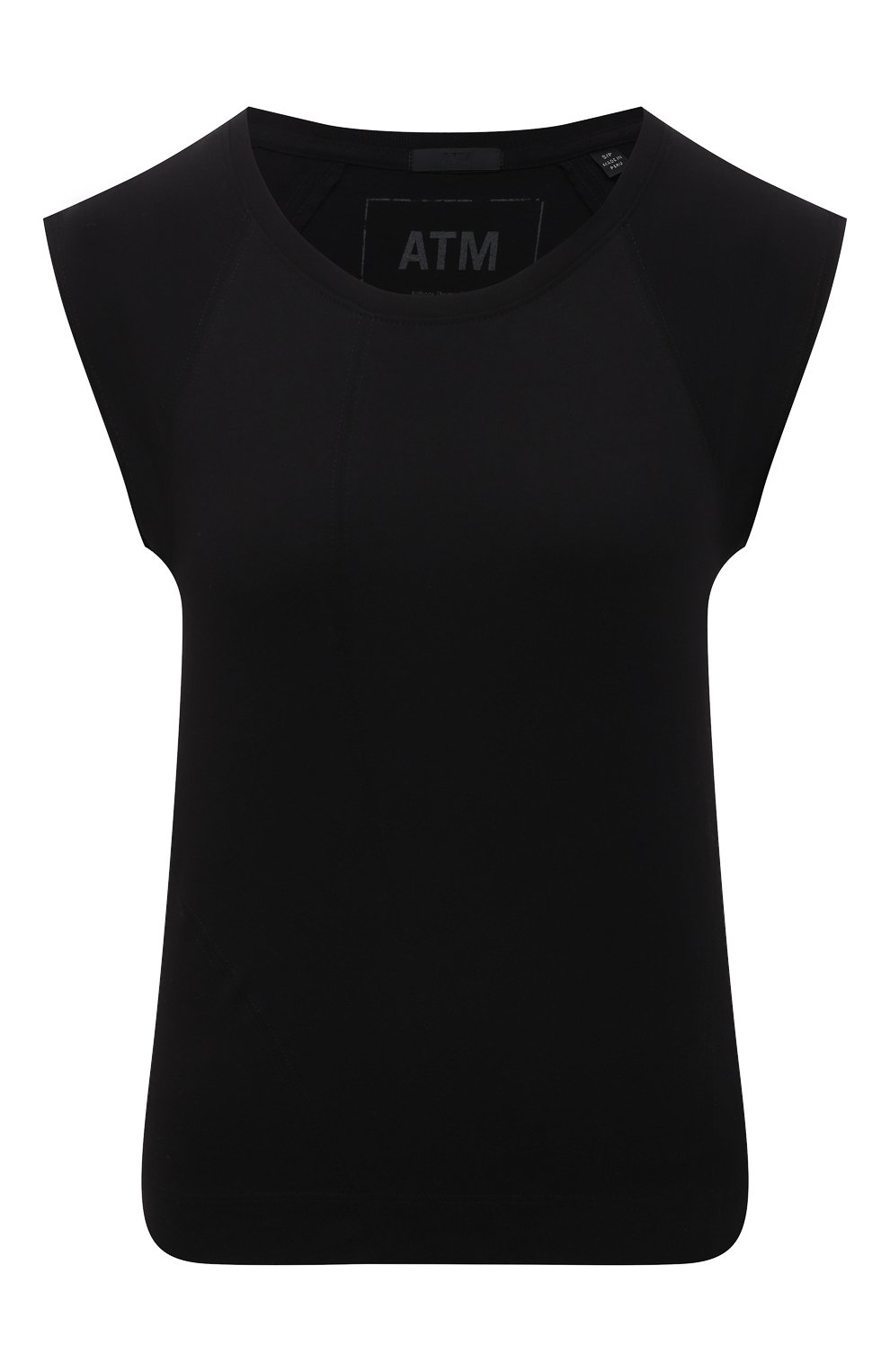 Хлопковая футболка ATM ANTHONY THOMAS MELILLO, арт. AW1416-GAB, фото 1