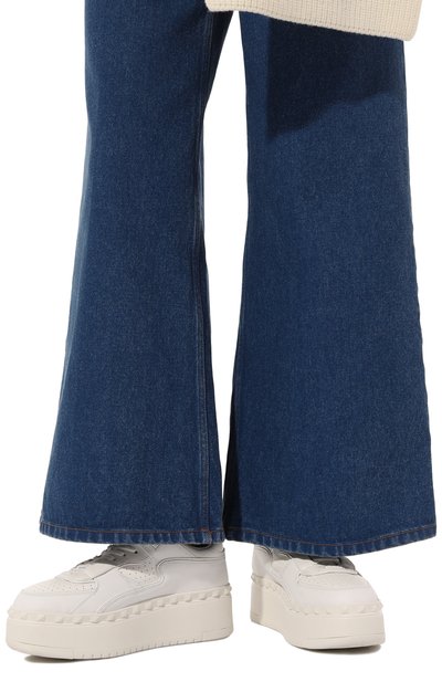 Кожаные кеды freedots xl VALENTINO, арт. 5W2S0IG5/RDG, фото 3