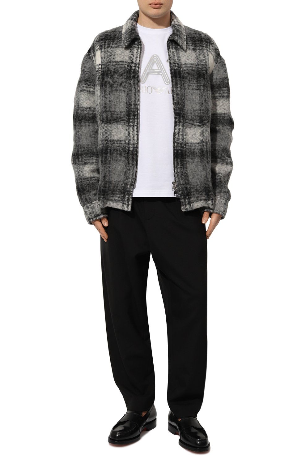 Хлопковая футболка EA7, арт. 3DPT37/PJMUZ, фото 2