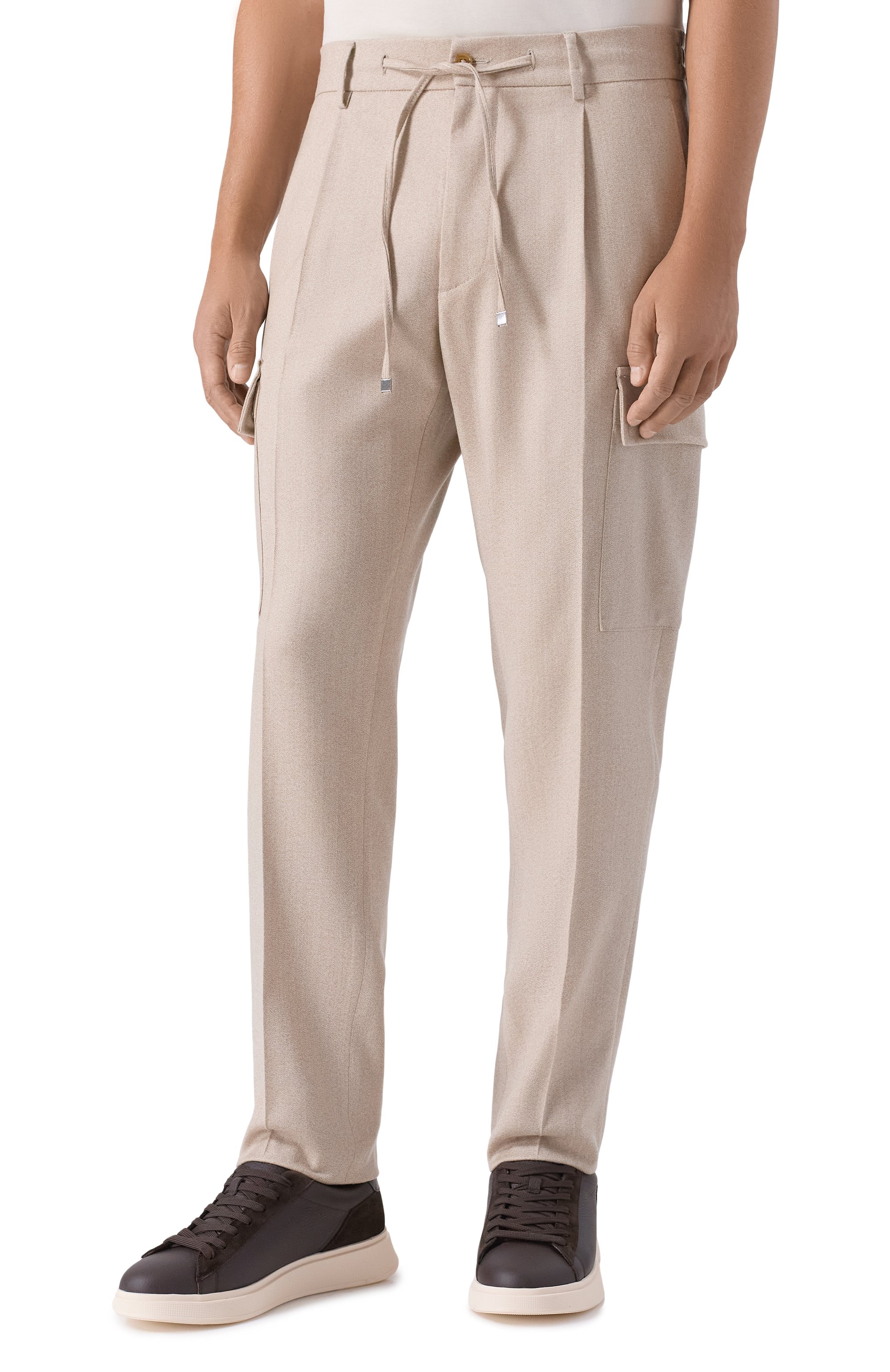 Шерстяные брюки-карго ANDREA CAMPAGNA, арт. SPIAGGIA 1P CARG0/AN1514, фото 3