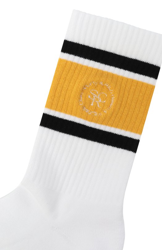 Хлопковые носки Sporty and Rich AC068622305WH43 Белый  AC068622305WH43 Фото 2