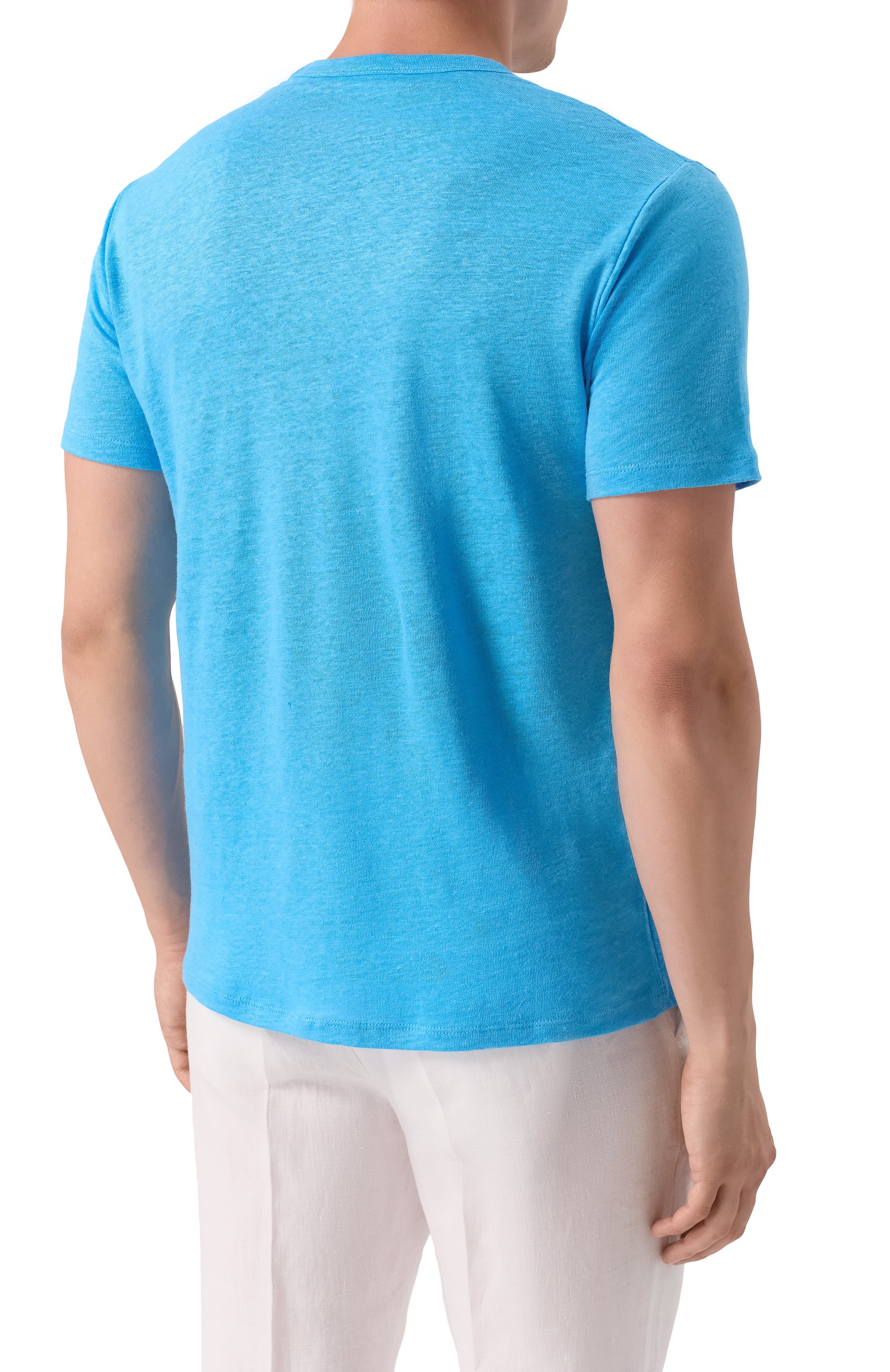 Льняная футболка MC2 SAINT BARTH, арт. STBM ECSTASEA/02356H, фото 4