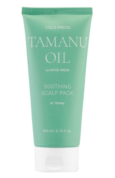 Женская успокаивающая маска для кожи головы с маслом таману холодного отжима (200ml) RATED GREEN, арт. 8809514550320