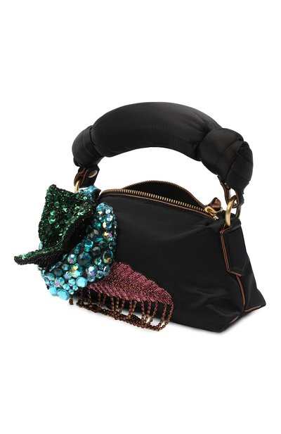 Сумка DRIES VAN NOTEN черного цвета по цене 125500 руб., арт. 202-11517-803, фото 4 Сумка DRIES VAN NOTEN, арт. 202-11517-803, фото 4