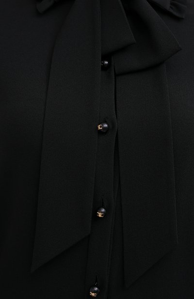 Блузка CELINE черного цвета по цене 170500 руб., арт. 2B395865C, фото 5 Блузка CELINE, арт. 2B395865C, фото 5