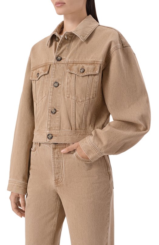 Джинсовая куртка 12 STOREEZ 135940 Бежевый  135940 Фото 3