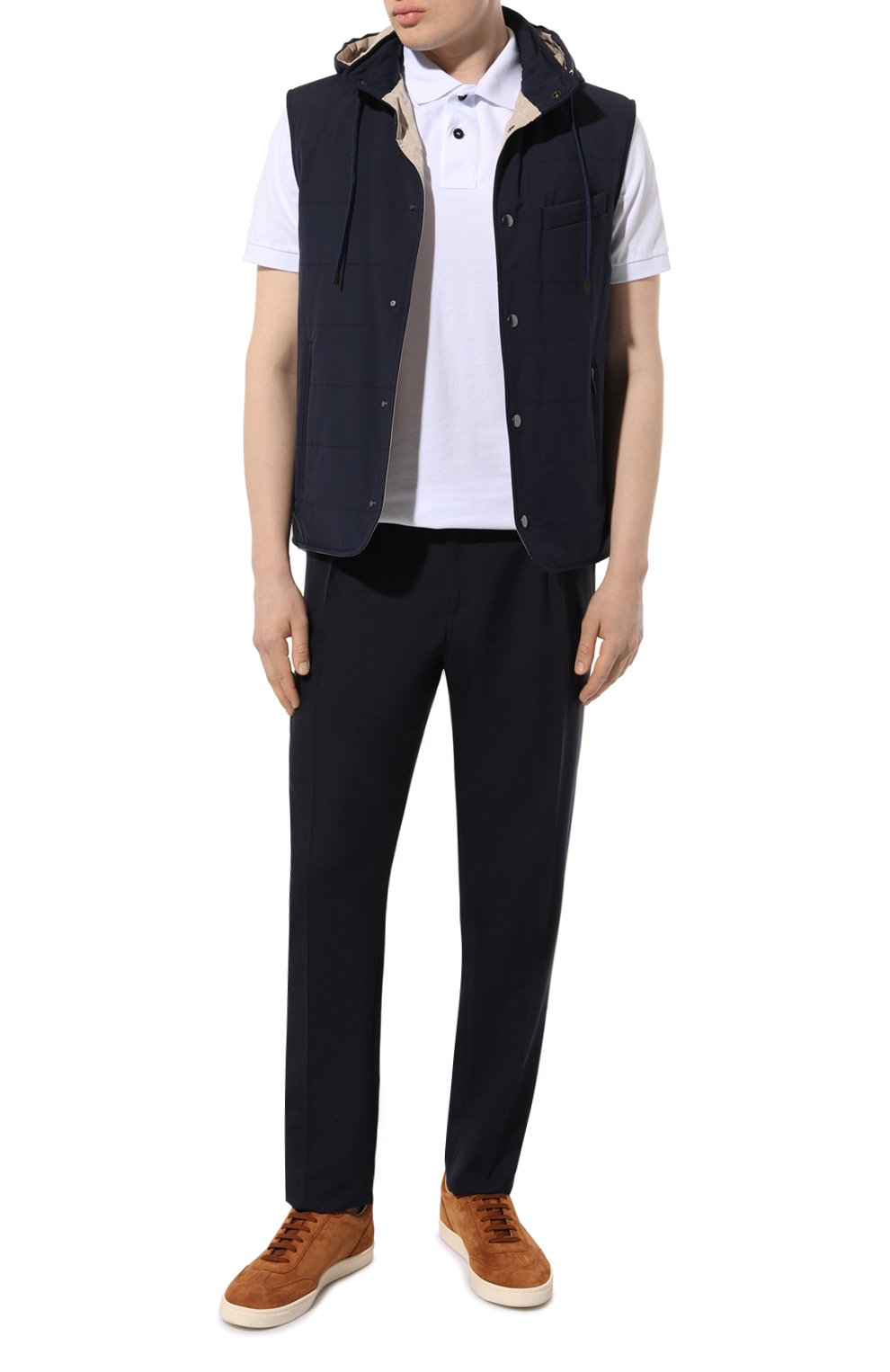 Шерстяные брюки KITON, арт. UP1LACK03711, фото 2