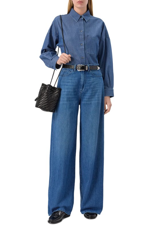 Джинсовая рубашка Weekend Max Mara NETTARE Синий  NETTARE Фото 2