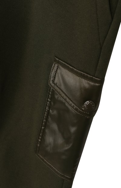 Хлопковые джоггеры MONCLER, арт. E2-954-87091-05-809B3/4-6A, фото 3