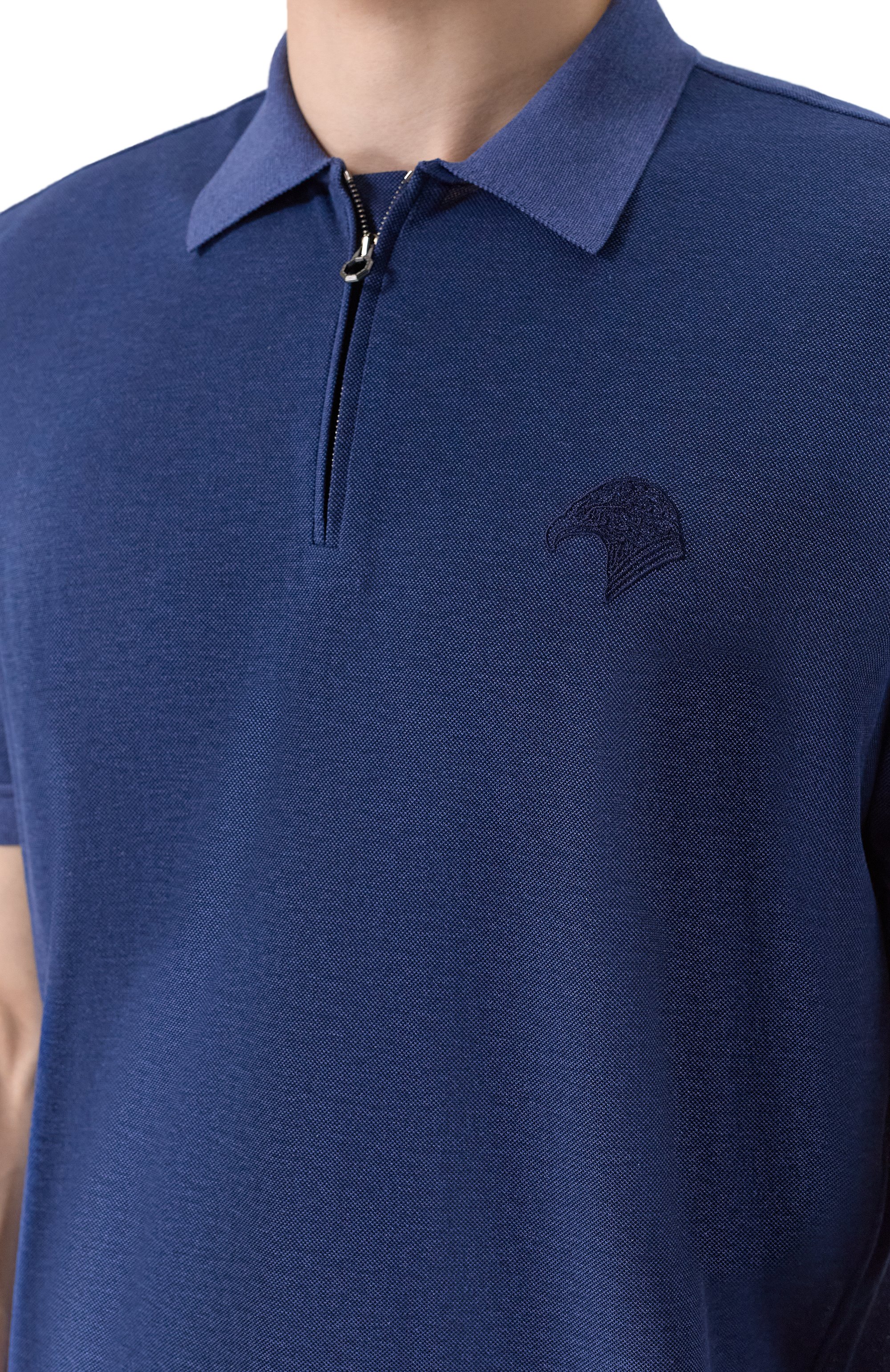 Поло из хлопка и шелка STEFANO RICCI, арт. K919078P31/T26101, фото 5