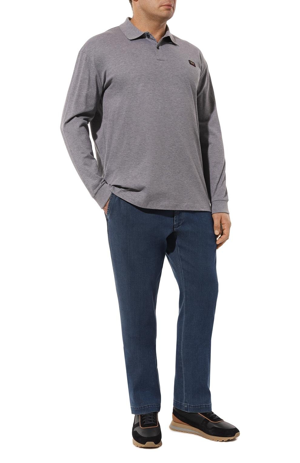 Хлопковое поло PAUL&SHARK, арт. C0P1001/C00/3XL-6XL, фото 2