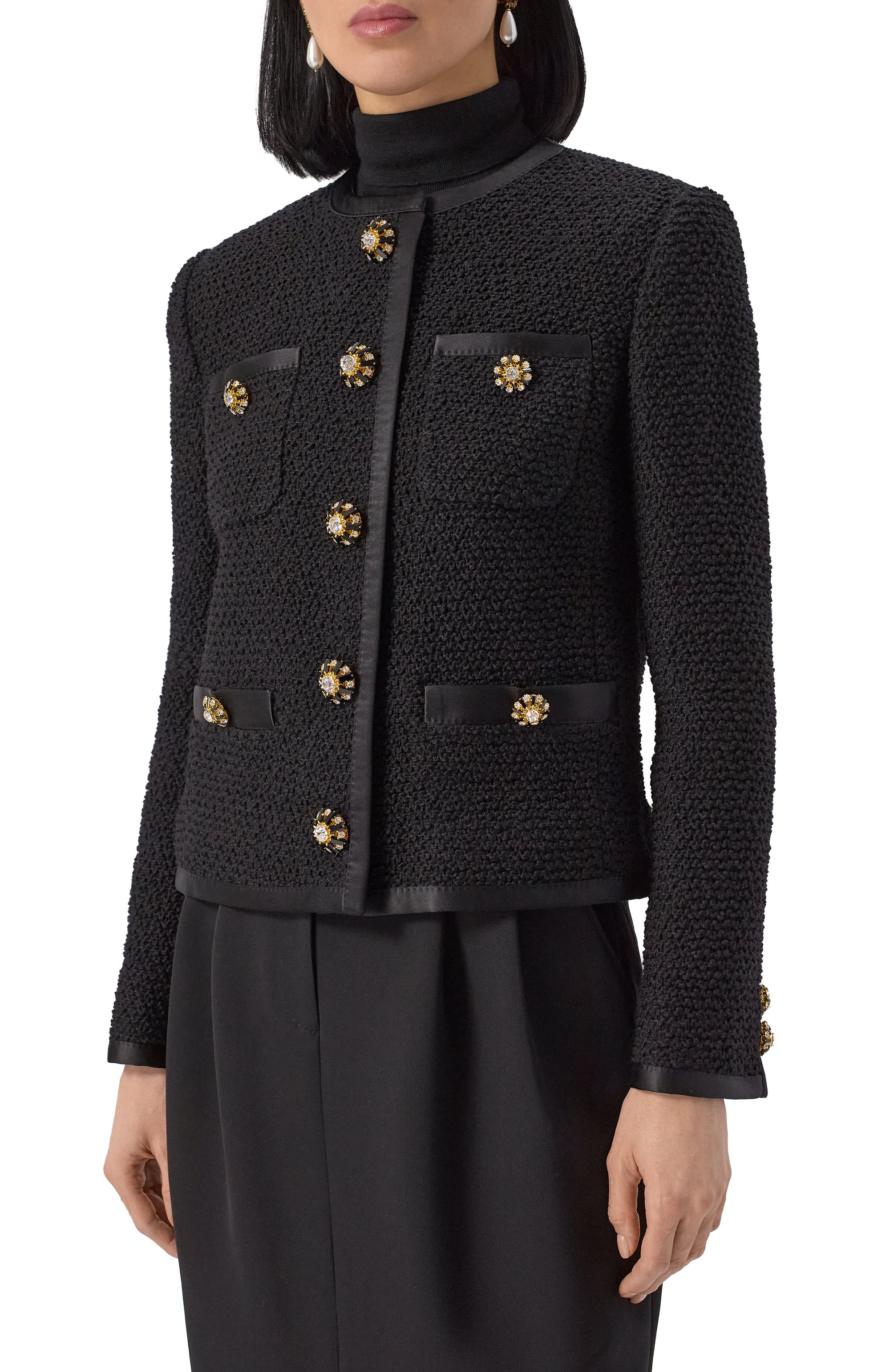 Твидовый жакет DOLCE & GABBANA, арт. F27DAZ/FU3JL, фото 3