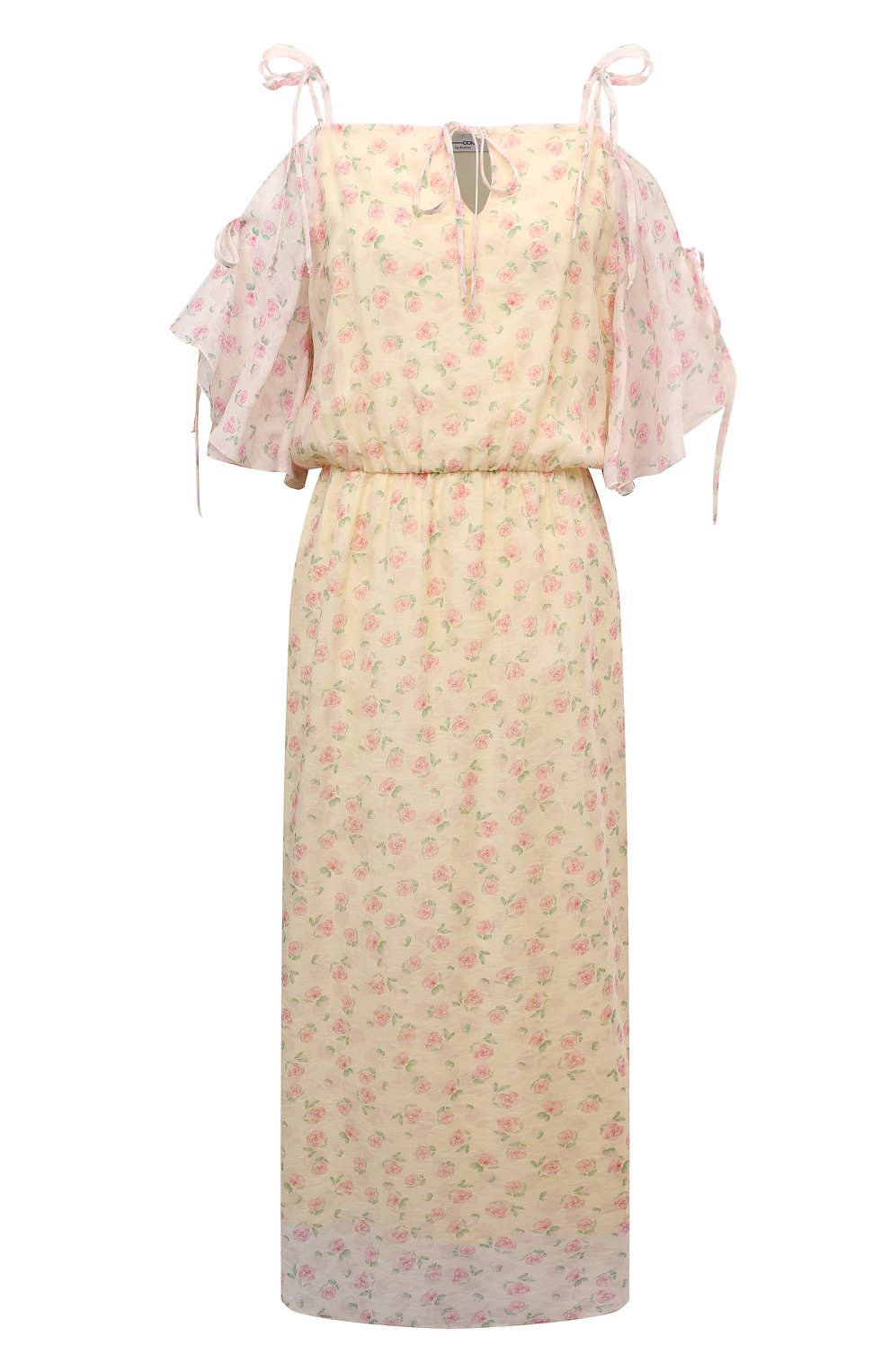 Платье из вискозы LOOM BY RODINA разноцветного цвета по цене 43500 руб., арт. LBR-VIO, фото 1 Платье из вискозы LOOM BY RODINA, арт. LBR-VIO, фото 1