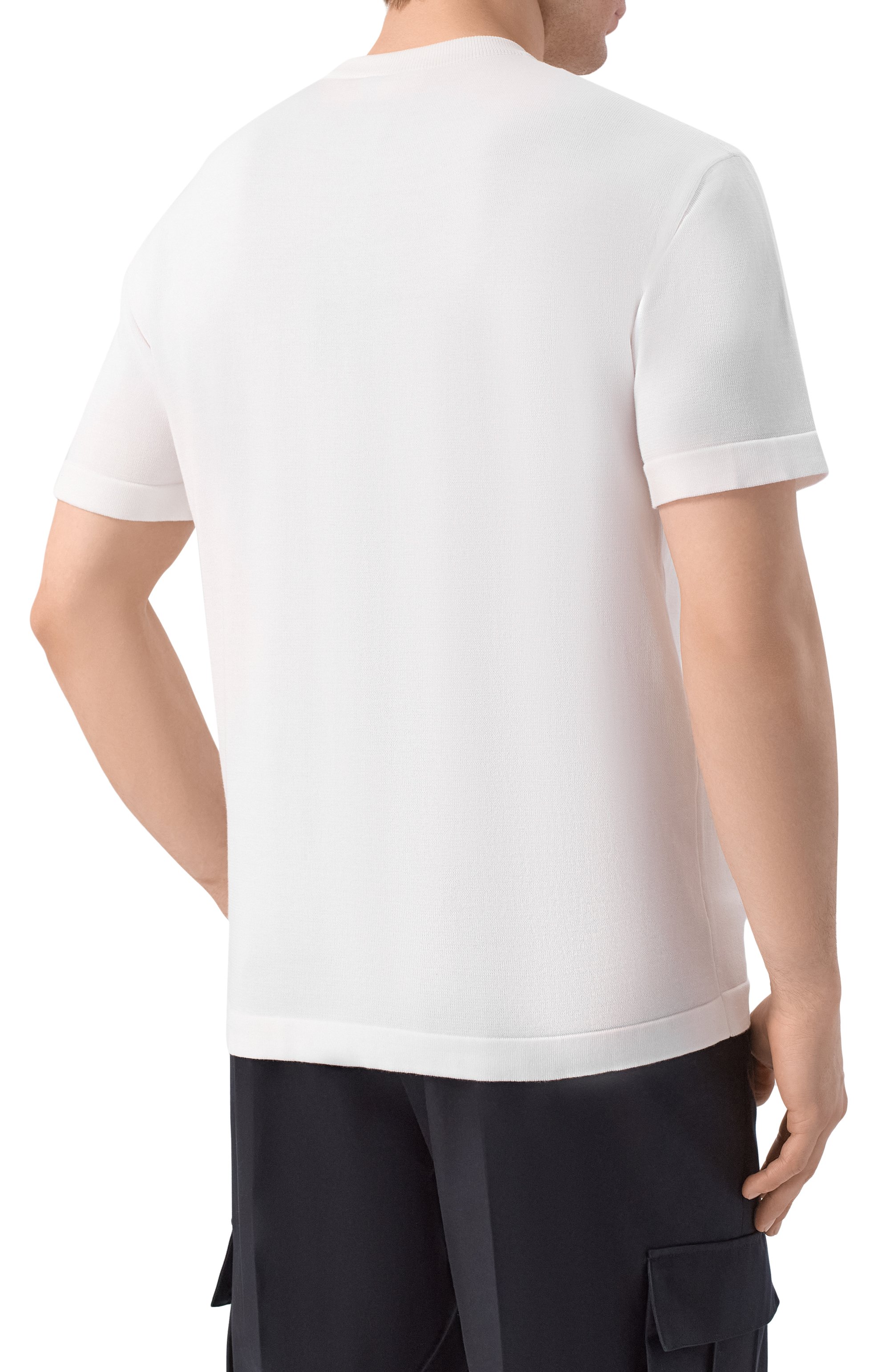 Хлопковая футболка MVST, арт. M26.2PM.K040/Y005 KNIT SI/SWING, фото 4