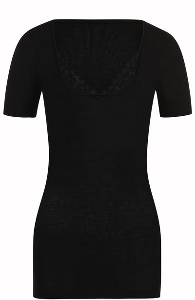 Облегающая футболка с кружевной отделкой MEY, арт. 66810, фото 1