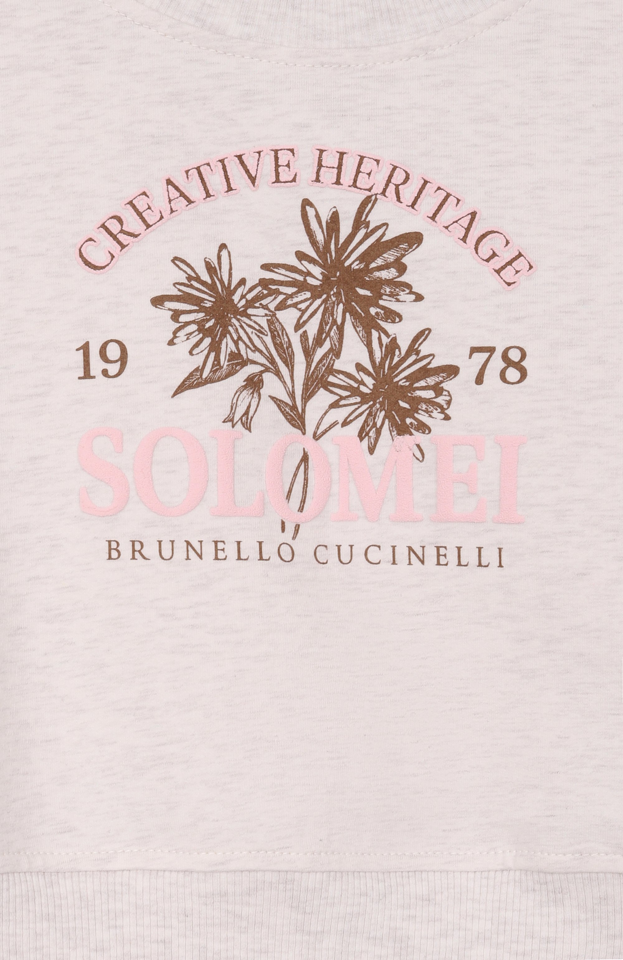 Хлопковый свитшот BRUNELLO CUCINELLI серого цвета по цене 49350 руб., арт. BH827E305A, фото 3 Хлопковый свитшот BRUNELLO CUCINELLI, арт. BH827E305A, фото 3