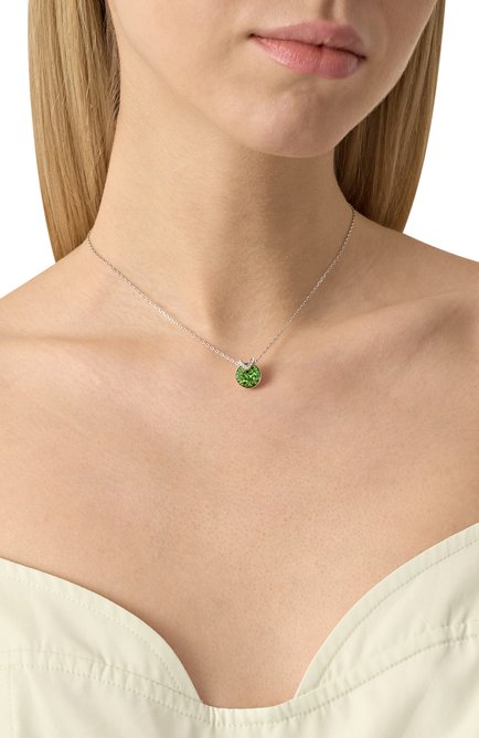 Женское подвеска bella v SWAROVSKI зеленого цвета, арт. 5724285 | Фото 2 (Материал: Металл, Кристаллы; Материал сплава: Проставлено; Нос: Не проставлено)