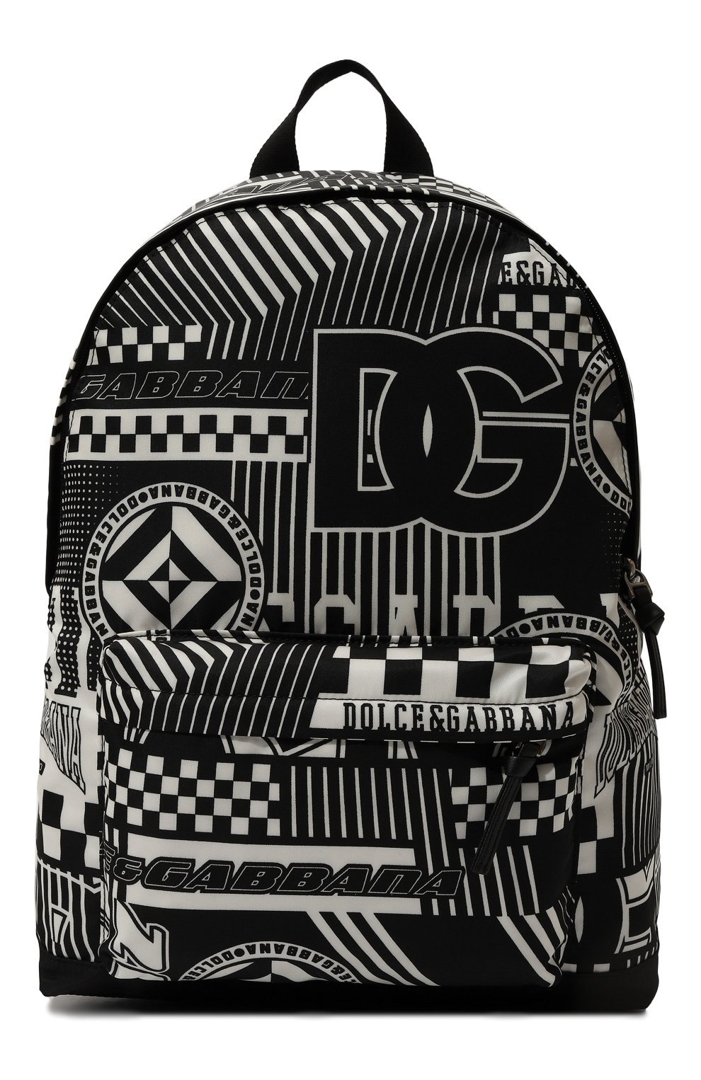 Рюкзак DOLCE & GABBANA черно-белого цвета по цене 57100 руб., арт. EM0074/AG893, фото 1 Рюкзак DOLCE & GABBANA, арт. EM0074/AG893, фото 1