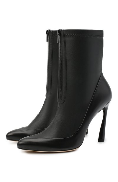 Кожаные ботильоны brax 100 JIMMY CHOO черного цвета по цене 89950 руб., арт. BRAX 100/ZZK, фото 1 Кожаные ботильоны brax 100 JIMMY CHOO, арт. BRAX 100/ZZK, фото 1