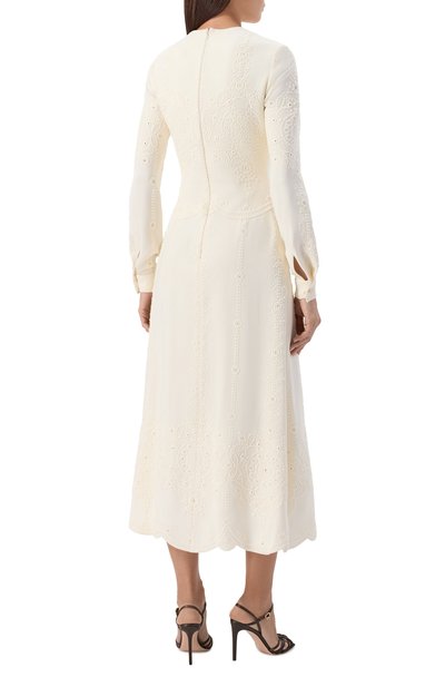 Платье из ш�елка и вискозы ELIE SAAB, арт. D0859NF25/CDE04, фото 3