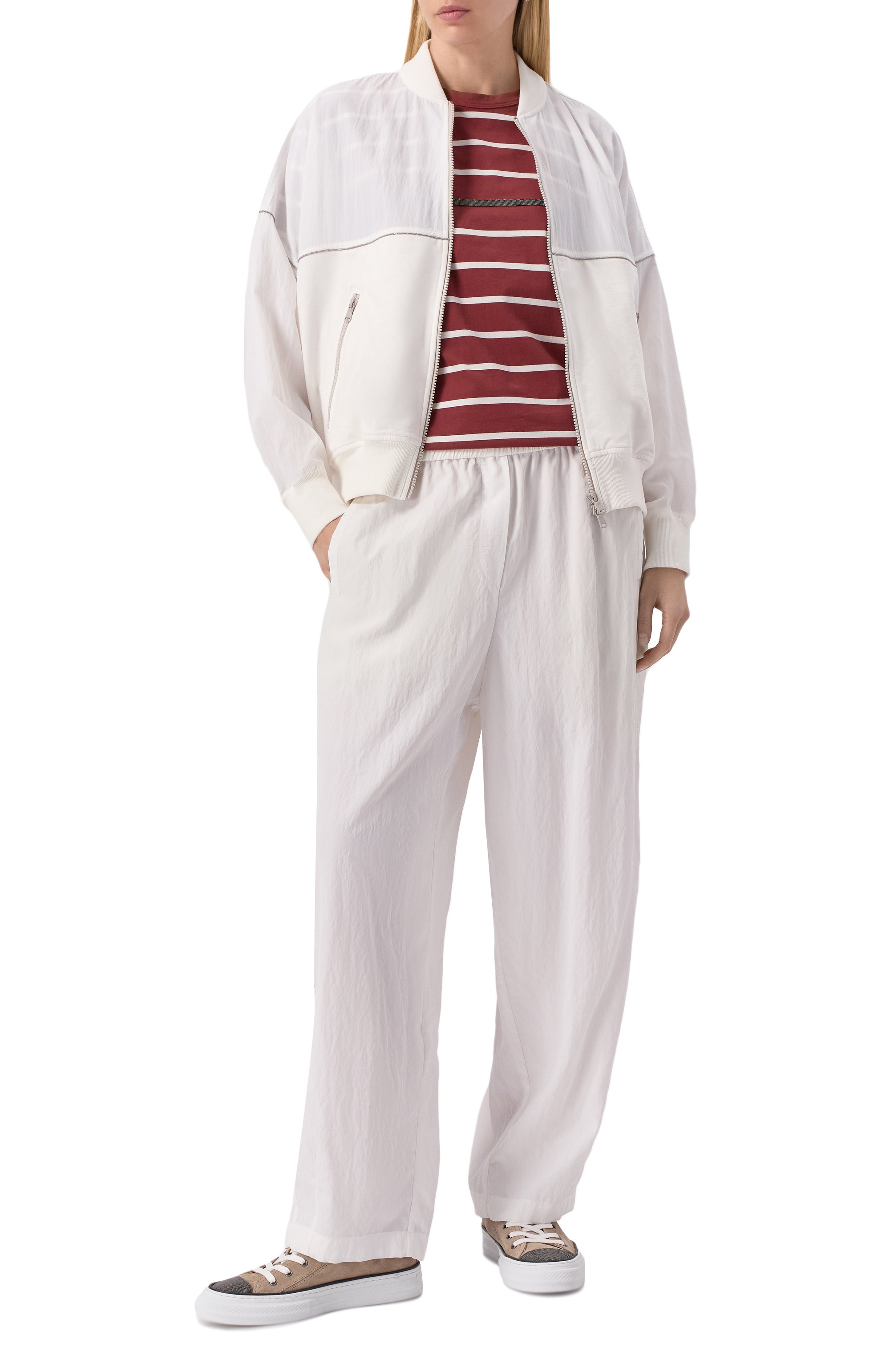 Хлопковый бомбер BRUNELLO CUCINELLI, арт. MH827VE706, фото 2