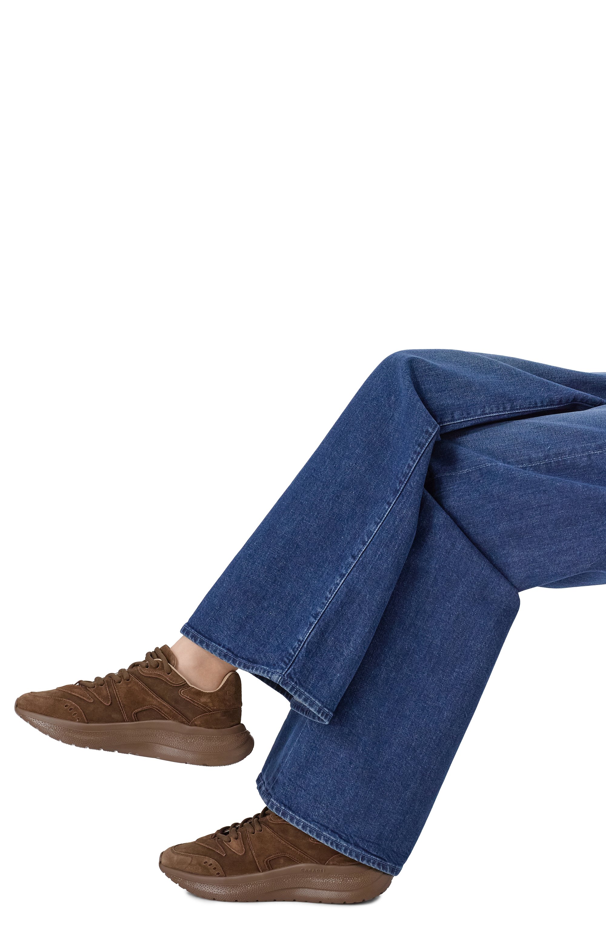 Замшевые кроссовки mia CASADEI, арт. 2J918A0201/RNWSH, фото 2