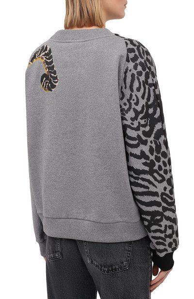 Хлопковый свитшот KENZO, арт. FB52SW6194M0, фото 4