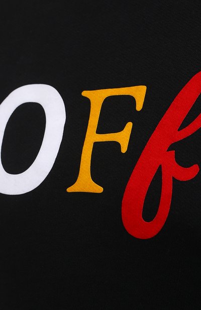 Хлопковый свитшот OFF-WHITE, арт. 0WBA055S21JER003, фото 5