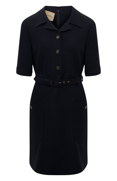 Женское платье из шелка и шерсти GUCCI, арт. 657986 ZAD88