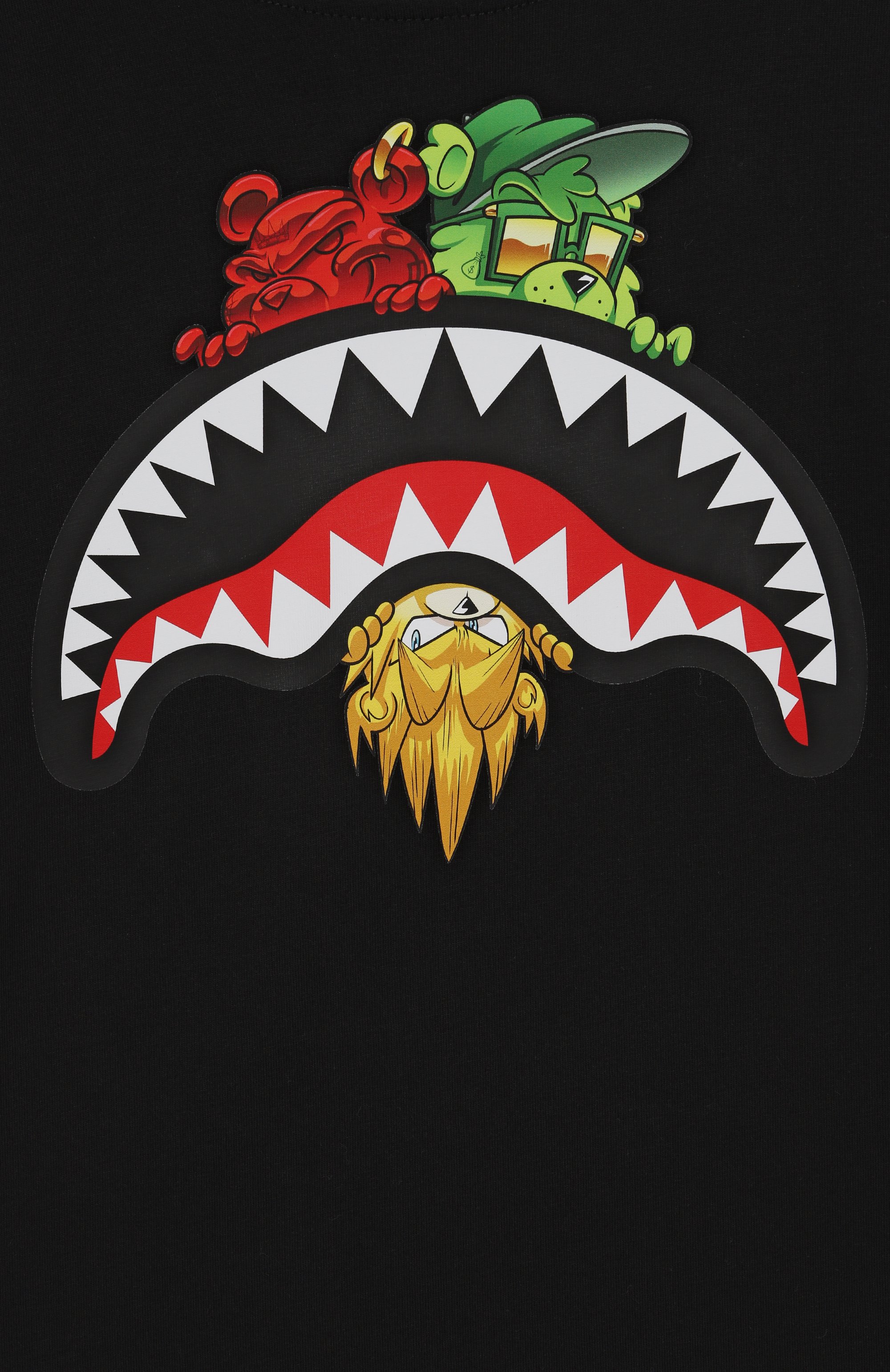 Хлопковая футболка SPRAYGROUND, арт. SPY1343BLK, фото 3