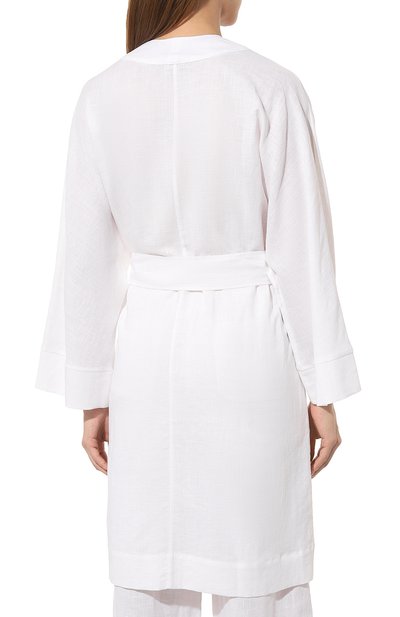 Халат изо льна и хлопка ZIMMERLI, арт. 4697-15500, фото 4
